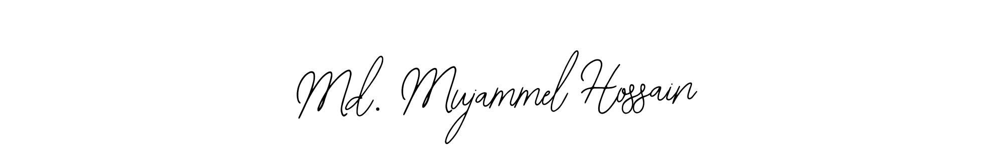 How to Draw Md. Mujammel Hossain signature style? Bearetta-2O07w is a latest design signature styles for name Md. Mujammel Hossain. Md. Mujammel Hossain signature style 12 images and pictures png