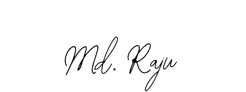 How to make Md. Raju name signature. Use Bearetta-2O07w style for creating short signs online. This is the latest handwritten sign. Md. Raju signature style 12 images and pictures png