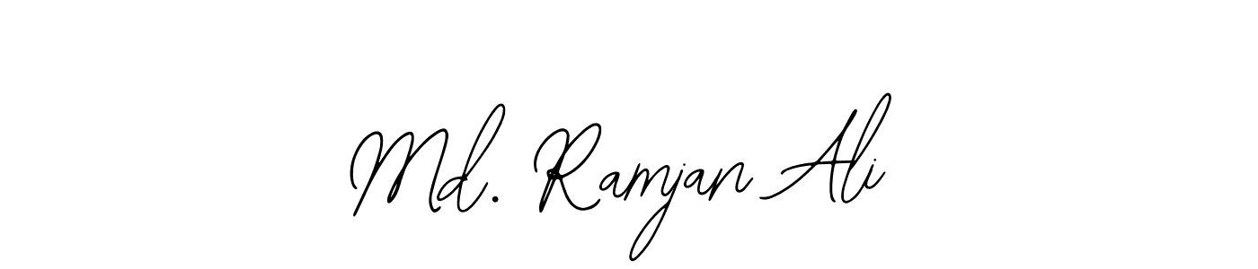 Similarly Bearetta-2O07w is the best handwritten signature design. Signature creator online .You can use it as an online autograph creator for name Md. Ramjan Ali. Md. Ramjan Ali signature style 12 images and pictures png