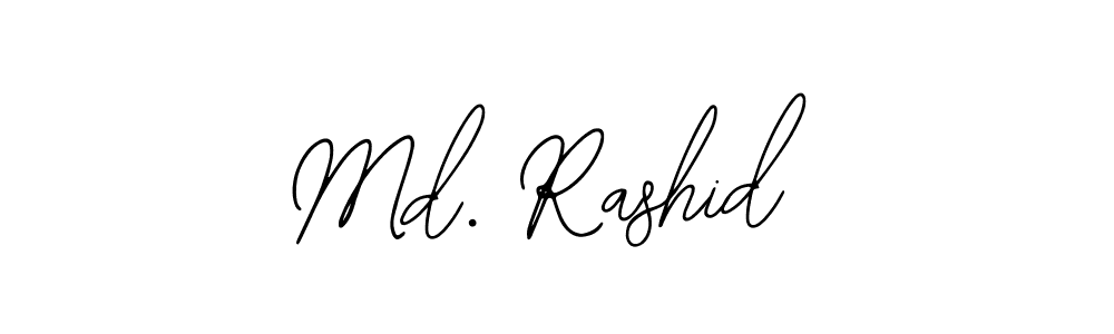 Also You can easily find your signature by using the search form. We will create Md. Rashid name handwritten signature images for you free of cost using Bearetta-2O07w sign style. Md. Rashid signature style 12 images and pictures png