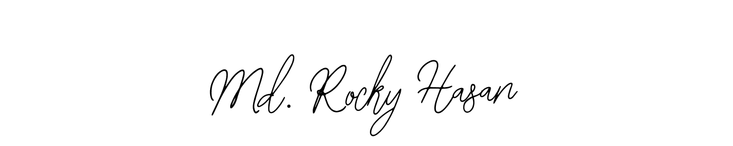 Also we have Md. Rocky Hasan name is the best signature style. Create professional handwritten signature collection using Bearetta-2O07w autograph style. Md. Rocky Hasan signature style 12 images and pictures png