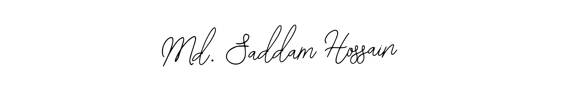 You should practise on your own different ways (Bearetta-2O07w) to write your name (Md. Saddam Hossain) in signature. don't let someone else do it for you. Md. Saddam Hossain signature style 12 images and pictures png