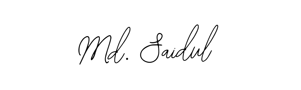 It looks lik you need a new signature style for name Md. Saidul. Design unique handwritten (Bearetta-2O07w) signature with our free signature maker in just a few clicks. Md. Saidul signature style 12 images and pictures png