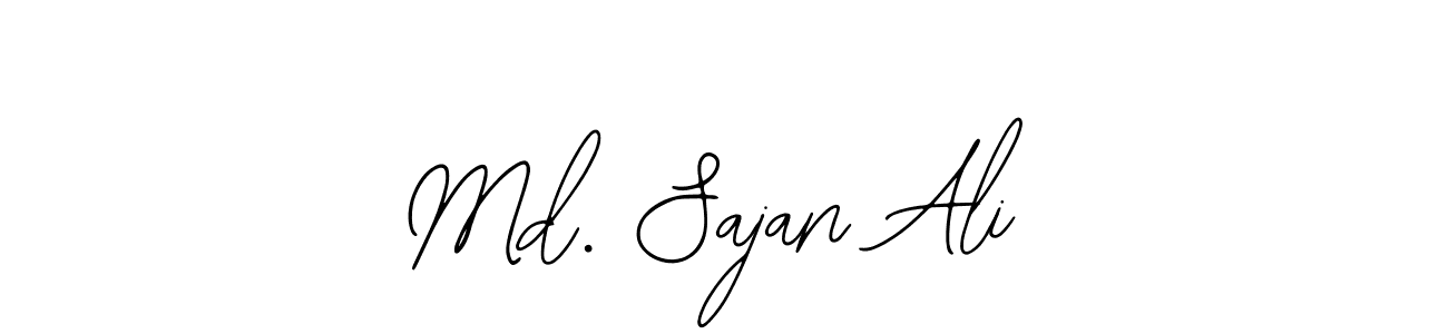 You should practise on your own different ways (Bearetta-2O07w) to write your name (Md. Sajan Ali) in signature. don't let someone else do it for you. Md. Sajan Ali signature style 12 images and pictures png