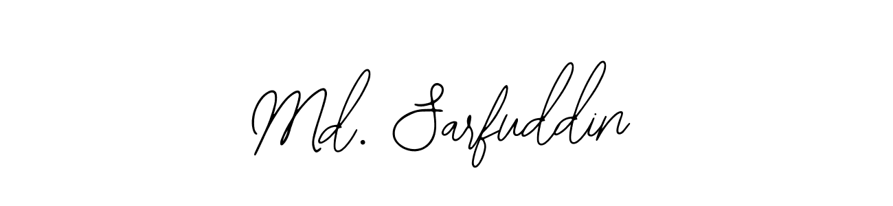 Use a signature maker to create a handwritten signature online. With this signature software, you can design (Bearetta-2O07w) your own signature for name Md. Sarfuddin. Md. Sarfuddin signature style 12 images and pictures png