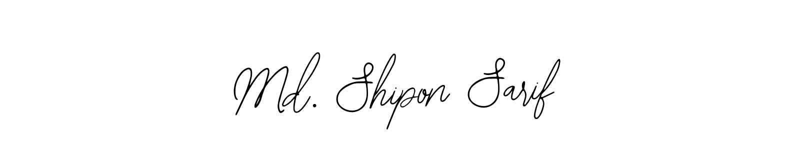 How to make Md. Shipon Sarif name signature. Use Bearetta-2O07w style for creating short signs online. This is the latest handwritten sign. Md. Shipon Sarif signature style 12 images and pictures png