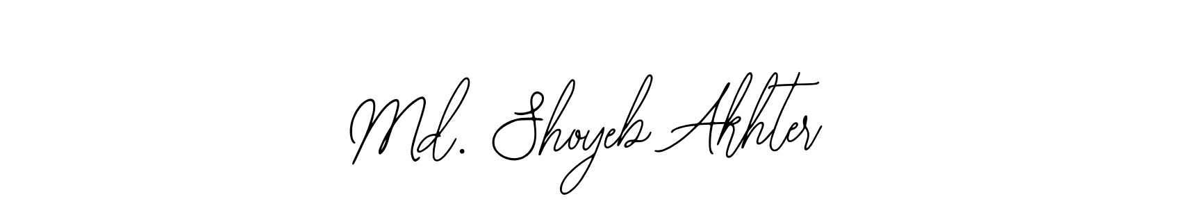 Also You can easily find your signature by using the search form. We will create Md. Shoyeb Akhter name handwritten signature images for you free of cost using Bearetta-2O07w sign style. Md. Shoyeb Akhter signature style 12 images and pictures png