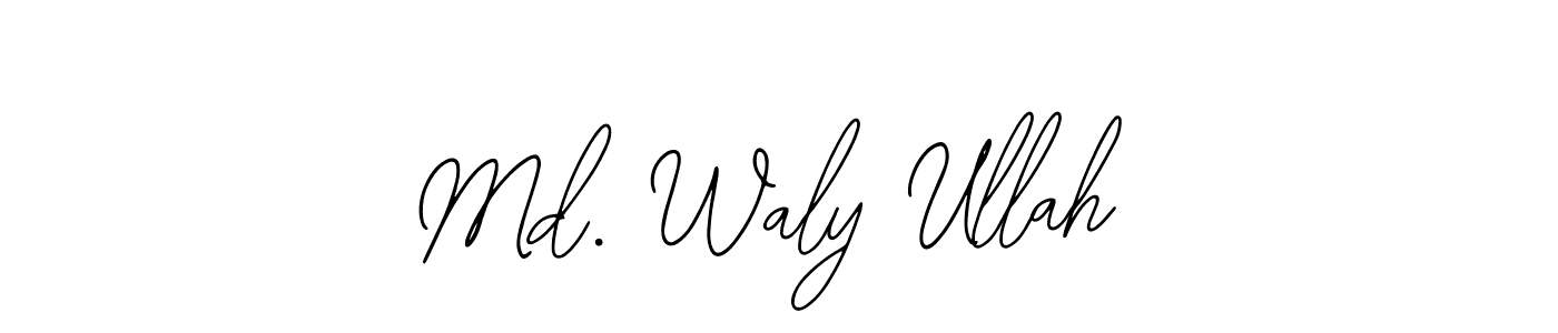 Make a short Md. Waly Ullah signature style. Manage your documents anywhere anytime using Bearetta-2O07w. Create and add eSignatures, submit forms, share and send files easily. Md. Waly Ullah signature style 12 images and pictures png