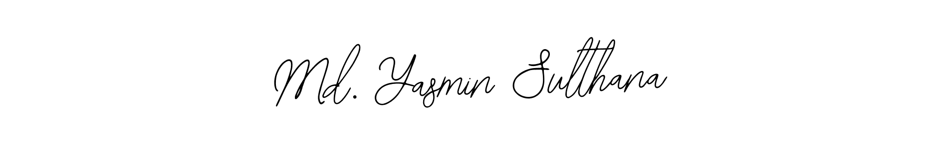 Make a beautiful signature design for name Md. Yasmin Sulthana. With this signature (Bearetta-2O07w) style, you can create a handwritten signature for free. Md. Yasmin Sulthana signature style 12 images and pictures png