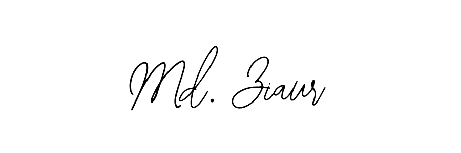 How to make Md. Ziaur name signature. Use Bearetta-2O07w style for creating short signs online. This is the latest handwritten sign. Md. Ziaur signature style 12 images and pictures png