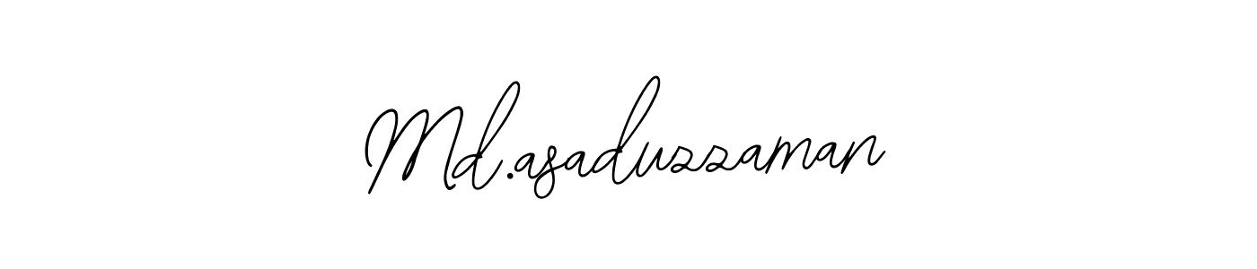 Create a beautiful signature design for name Md.asaduzzaman. With this signature (Bearetta-2O07w) fonts, you can make a handwritten signature for free. Md.asaduzzaman signature style 12 images and pictures png