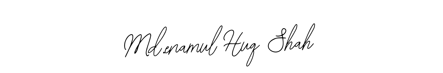 Make a beautiful signature design for name Md.enamul Huq Shah. Use this online signature maker to create a handwritten signature for free. Md.enamul Huq Shah signature style 12 images and pictures png