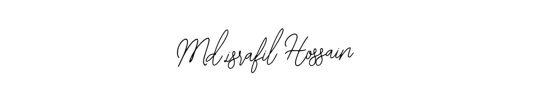 You can use this online signature creator to create a handwritten signature for the name Md.israfil Hossain. This is the best online autograph maker. Md.israfil Hossain signature style 12 images and pictures png