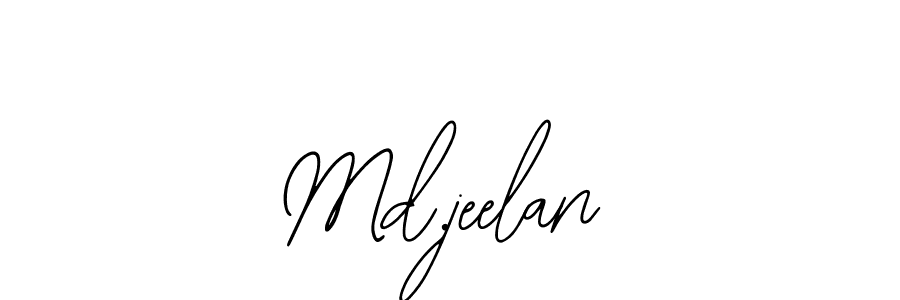 How to Draw Md.jeelan signature style? Bearetta-2O07w is a latest design signature styles for name Md.jeelan. Md.jeelan signature style 12 images and pictures png