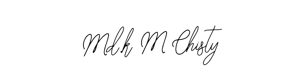 Design your own signature with our free online signature maker. With this signature software, you can create a handwritten (Bearetta-2O07w) signature for name Md.k M Chisty. Md.k M Chisty signature style 12 images and pictures png