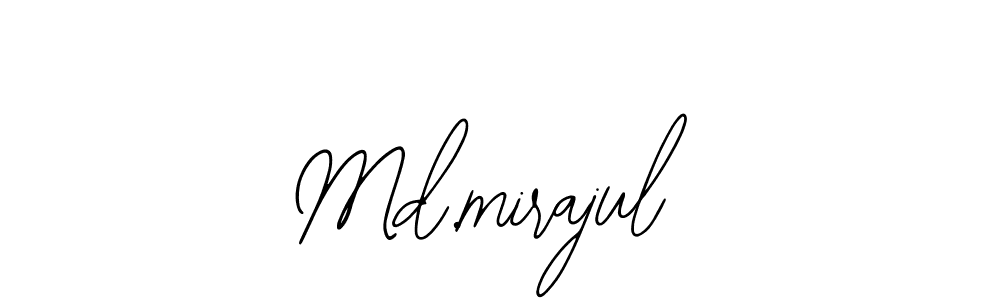How to make Md.mirajul signature? Bearetta-2O07w is a professional autograph style. Create handwritten signature for Md.mirajul name. Md.mirajul signature style 12 images and pictures png