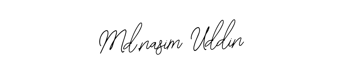 How to make Md.nasim Uddin signature? Bearetta-2O07w is a professional autograph style. Create handwritten signature for Md.nasim Uddin name. Md.nasim Uddin signature style 12 images and pictures png