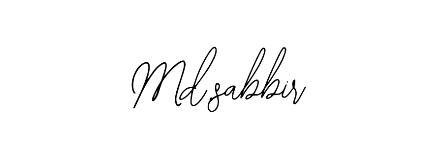 Create a beautiful signature design for name Md.sabbir. With this signature (Bearetta-2O07w) fonts, you can make a handwritten signature for free. Md.sabbir signature style 12 images and pictures png