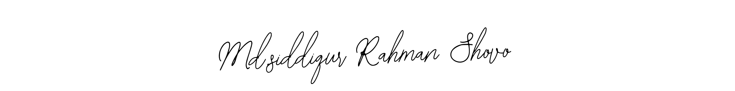 It looks lik you need a new signature style for name Md.siddiqur Rahman Shovo. Design unique handwritten (Bearetta-2O07w) signature with our free signature maker in just a few clicks. Md.siddiqur Rahman Shovo signature style 12 images and pictures png