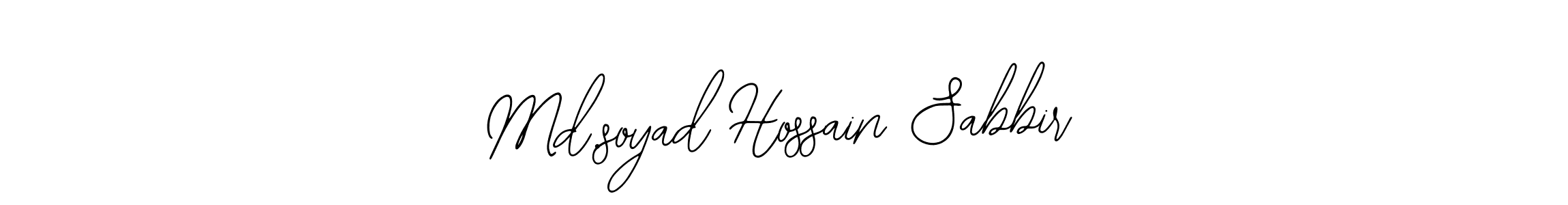 Also You can easily find your signature by using the search form. We will create Md.soyad Hossain Sabbir name handwritten signature images for you free of cost using Bearetta-2O07w sign style. Md.soyad Hossain Sabbir signature style 12 images and pictures png