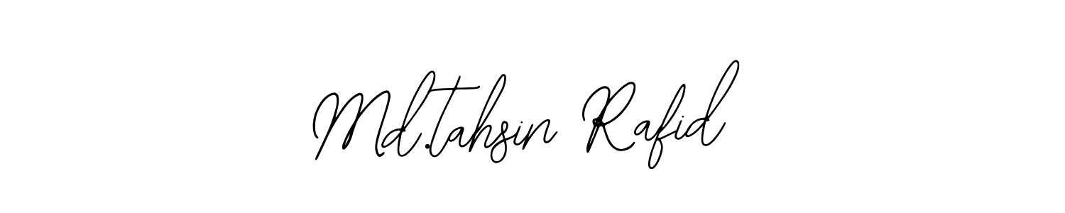 How to Draw Md.tahsin Rafid signature style? Bearetta-2O07w is a latest design signature styles for name Md.tahsin Rafid. Md.tahsin Rafid signature style 12 images and pictures png