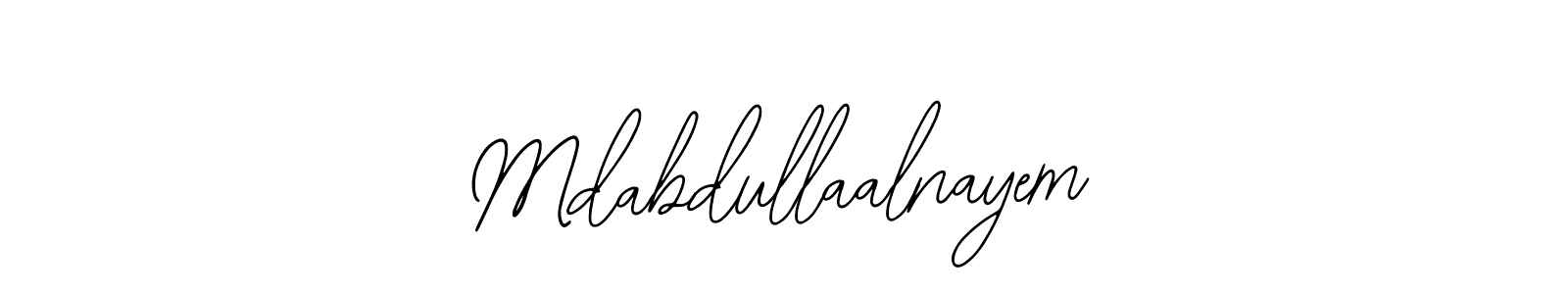 The best way (Bearetta-2O07w) to make a short signature is to pick only two or three words in your name. The name Mdabdullaalnayem include a total of six letters. For converting this name. Mdabdullaalnayem signature style 12 images and pictures png