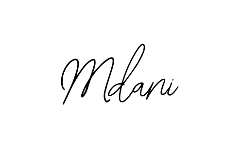 Mdani stylish signature style. Best Handwritten Sign (Bearetta-2O07w) for my name. Handwritten Signature Collection Ideas for my name Mdani. Mdani signature style 12 images and pictures png