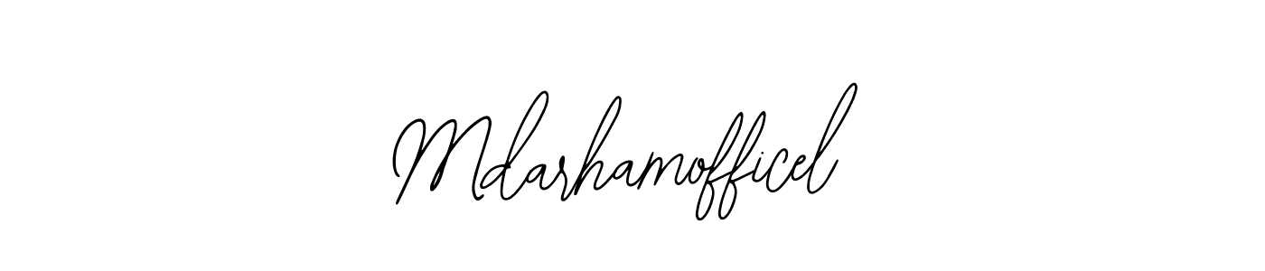 The best way (Bearetta-2O07w) to make a short signature is to pick only two or three words in your name. The name Mdarhamofficel include a total of six letters. For converting this name. Mdarhamofficel signature style 12 images and pictures png