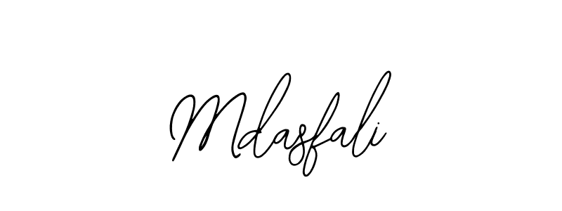 You should practise on your own different ways (Bearetta-2O07w) to write your name (Mdasfali) in signature. don't let someone else do it for you. Mdasfali signature style 12 images and pictures png