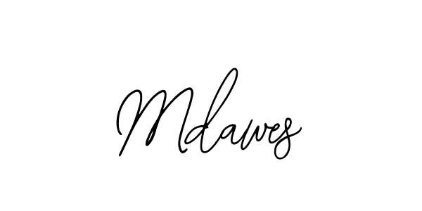 How to make Mdawes signature? Bearetta-2O07w is a professional autograph style. Create handwritten signature for Mdawes name. Mdawes signature style 12 images and pictures png