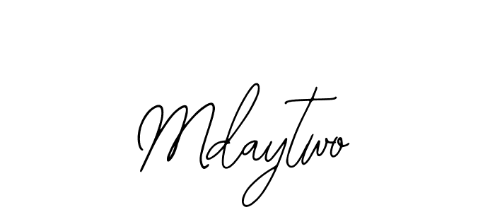 How to make Mdaytwo signature? Bearetta-2O07w is a professional autograph style. Create handwritten signature for Mdaytwo name. Mdaytwo signature style 12 images and pictures png