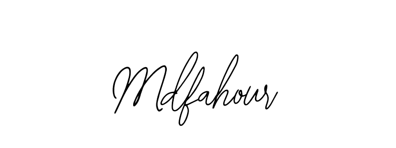 It looks lik you need a new signature style for name Mdfahour. Design unique handwritten (Bearetta-2O07w) signature with our free signature maker in just a few clicks. Mdfahour signature style 12 images and pictures png