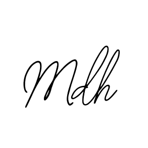 You should practise on your own different ways (Bearetta-2O07w) to write your name (Mdh) in signature. don't let someone else do it for you. Mdh signature style 12 images and pictures png