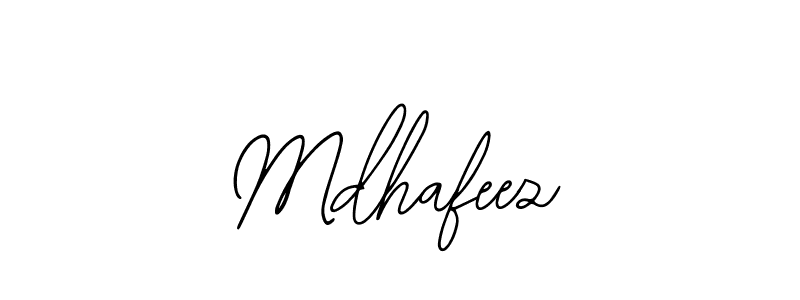 The best way (Bearetta-2O07w) to make a short signature is to pick only two or three words in your name. The name Mdhafeez include a total of six letters. For converting this name. Mdhafeez signature style 12 images and pictures png