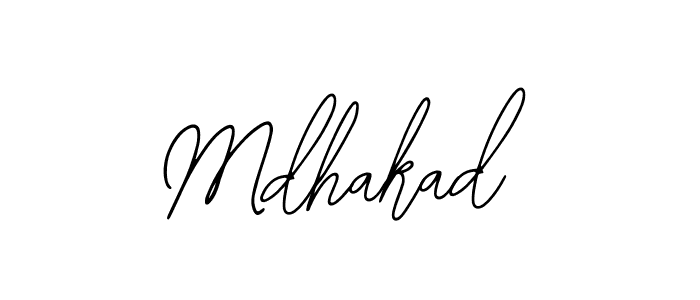 How to make Mdhakad signature? Bearetta-2O07w is a professional autograph style. Create handwritten signature for Mdhakad name. Mdhakad signature style 12 images and pictures png