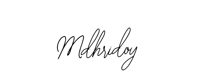 How to Draw Mdhridoy signature style? Bearetta-2O07w is a latest design signature styles for name Mdhridoy. Mdhridoy signature style 12 images and pictures png
