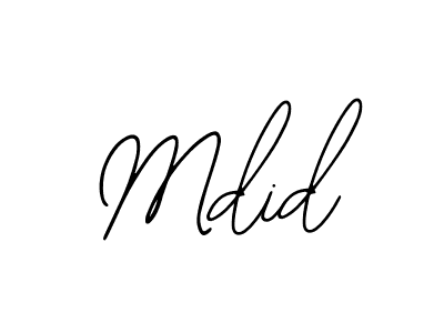 How to make Mdid signature? Bearetta-2O07w is a professional autograph style. Create handwritten signature for Mdid name. Mdid signature style 12 images and pictures png