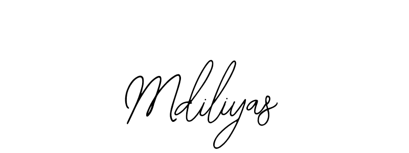 if you are searching for the best signature style for your name Mdiliyas. so please give up your signature search. here we have designed multiple signature styles  using Bearetta-2O07w. Mdiliyas signature style 12 images and pictures png