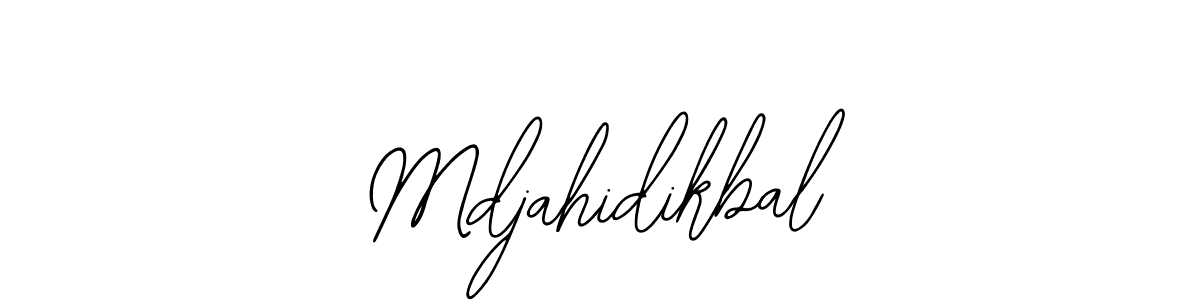 if you are searching for the best signature style for your name Mdjahidikbal. so please give up your signature search. here we have designed multiple signature styles  using Bearetta-2O07w. Mdjahidikbal signature style 12 images and pictures png