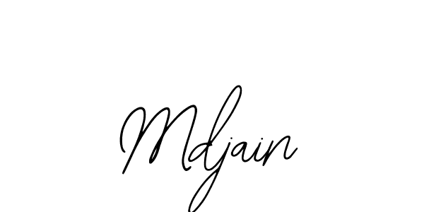 How to make Mdjain signature? Bearetta-2O07w is a professional autograph style. Create handwritten signature for Mdjain name. Mdjain signature style 12 images and pictures png