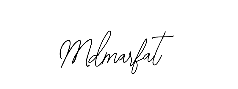 Use a signature maker to create a handwritten signature online. With this signature software, you can design (Bearetta-2O07w) your own signature for name Mdmarfat. Mdmarfat signature style 12 images and pictures png