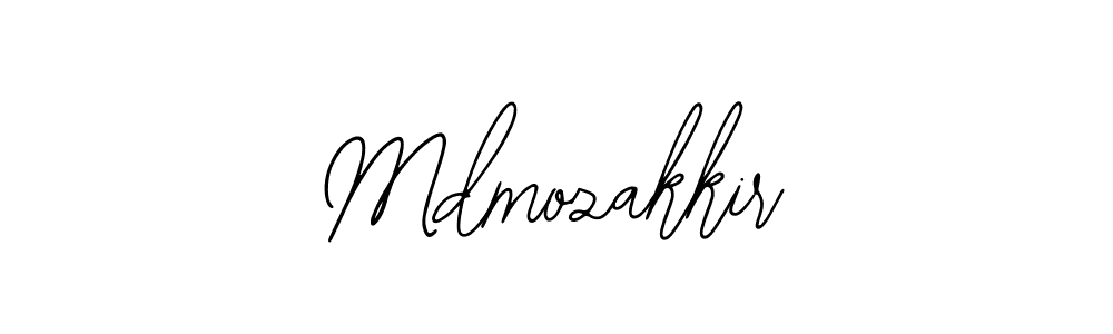 Mdmozakkir stylish signature style. Best Handwritten Sign (Bearetta-2O07w) for my name. Handwritten Signature Collection Ideas for my name Mdmozakkir. Mdmozakkir signature style 12 images and pictures png