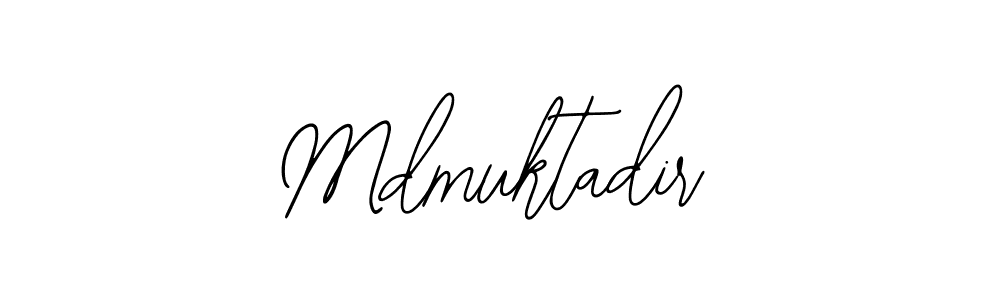 Use a signature maker to create a handwritten signature online. With this signature software, you can design (Bearetta-2O07w) your own signature for name Mdmuktadir. Mdmuktadir signature style 12 images and pictures png