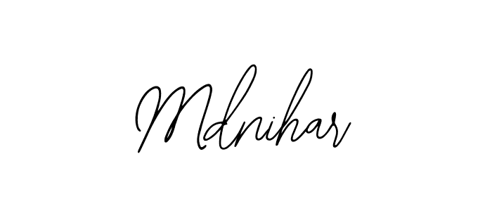 It looks lik you need a new signature style for name Mdnihar. Design unique handwritten (Bearetta-2O07w) signature with our free signature maker in just a few clicks. Mdnihar signature style 12 images and pictures png