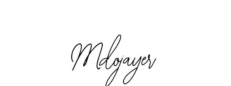 Use a signature maker to create a handwritten signature online. With this signature software, you can design (Bearetta-2O07w) your own signature for name Mdojayer. Mdojayer signature style 12 images and pictures png
