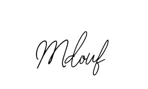 Make a beautiful signature design for name Mdouf. With this signature (Bearetta-2O07w) style, you can create a handwritten signature for free. Mdouf signature style 12 images and pictures png