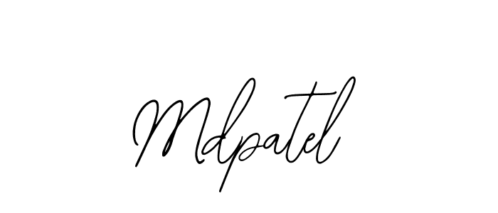 How to make Mdpatel signature? Bearetta-2O07w is a professional autograph style. Create handwritten signature for Mdpatel name. Mdpatel signature style 12 images and pictures png