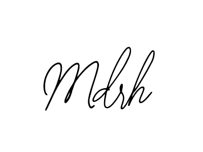 You should practise on your own different ways (Bearetta-2O07w) to write your name (Mdrh) in signature. don't let someone else do it for you. Mdrh signature style 12 images and pictures png