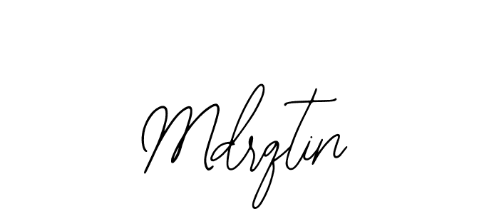 The best way (Bearetta-2O07w) to make a short signature is to pick only two or three words in your name. The name Mdrqtin include a total of six letters. For converting this name. Mdrqtin signature style 12 images and pictures png