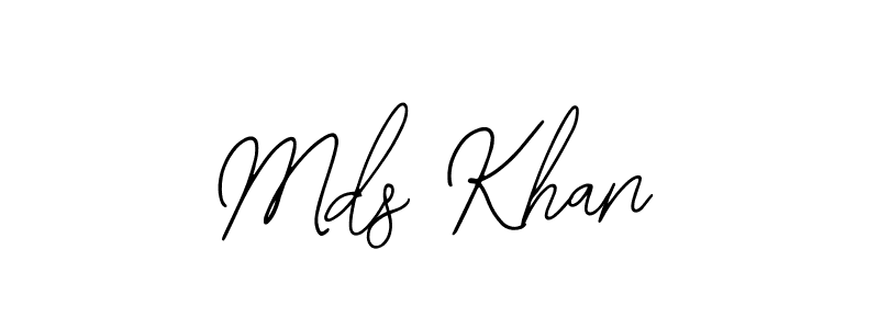 You should practise on your own different ways (Bearetta-2O07w) to write your name (Mds Khan) in signature. don't let someone else do it for you. Mds Khan signature style 12 images and pictures png